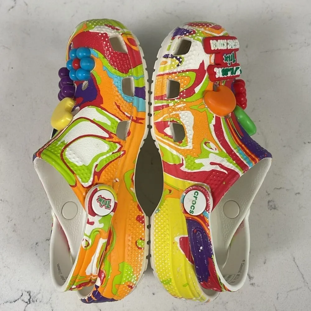 Crocs x Trix Cereal Collab Kids Size 11 Fruity Classic Clog